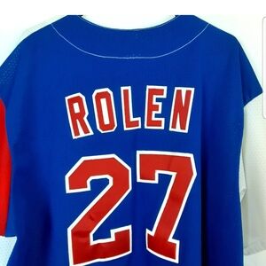 Scott Rolen Jersey St Louis Cardinals Red Blue 3XL Hall Of Fame Stitched Vtg *